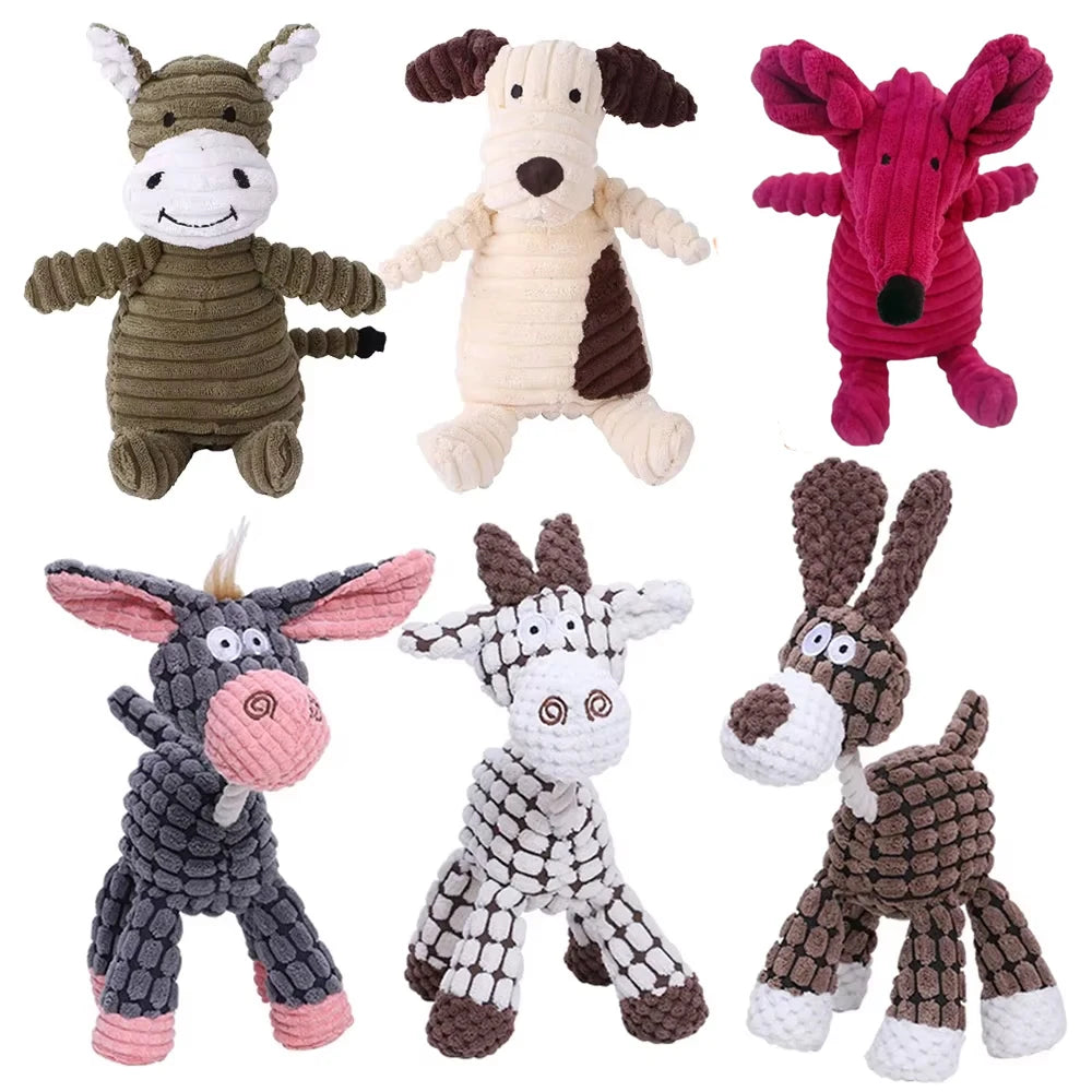 Companion Animal Toy for Dogs – Squeaky & Bite Resistant