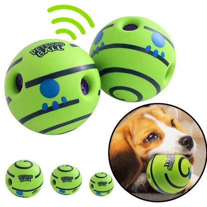 Interactive Giggle Ball for Dogs – Rolls, Wobbles & Makes Fun Sounds