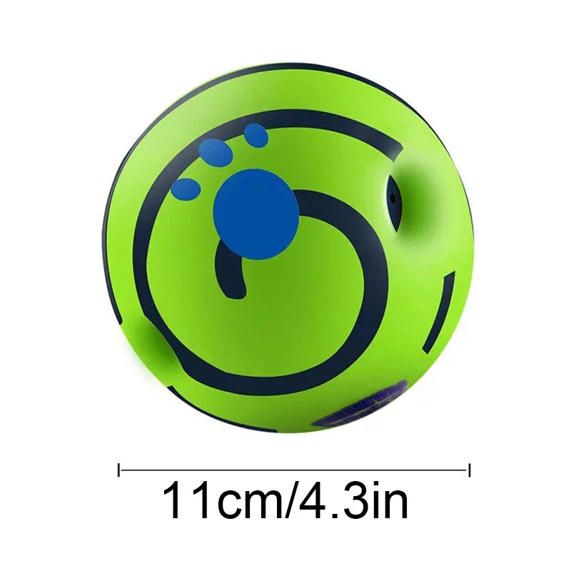 Interactive Giggle Ball for Dogs – Rolls, Wobbles & Makes Fun Sounds
