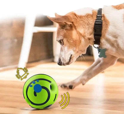 Interactive Giggle Ball for Dogs – Rolls, Wobbles & Makes Fun Sounds