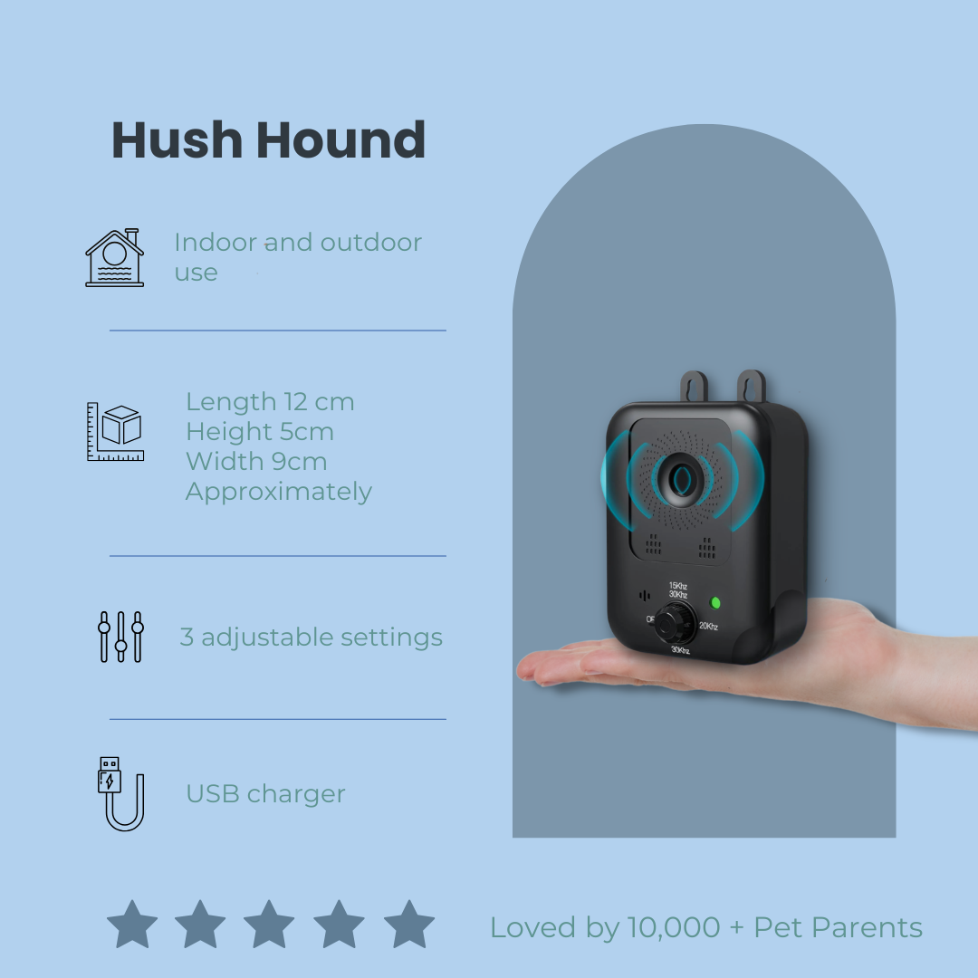 Hush Hound - Ultrasonic Bark Control - FREE SHIPPING!!! While Stocks Last