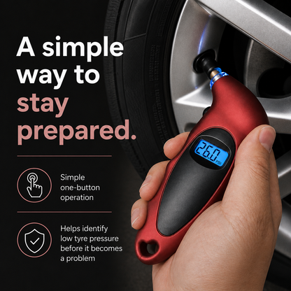 Her Garage Digital Tyre Pressure Gauge